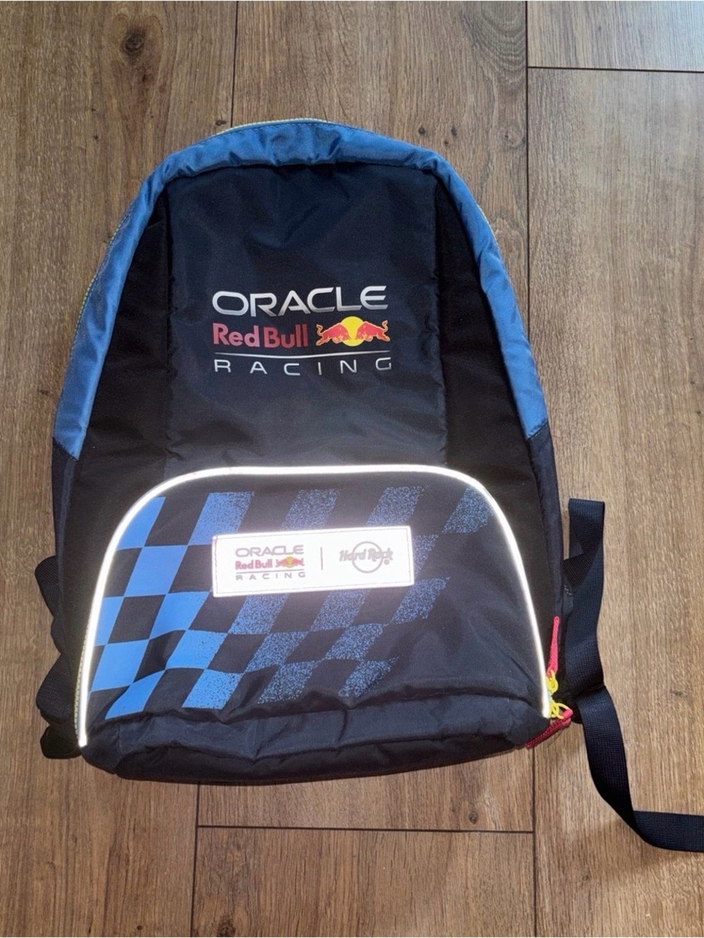 Hard Rock Cafe Oracle Red Bull Racing Blue & Black Backpack